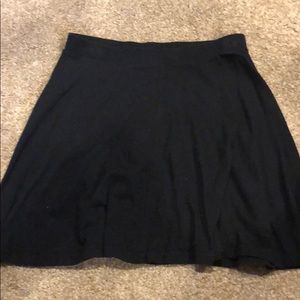 Black skirt.